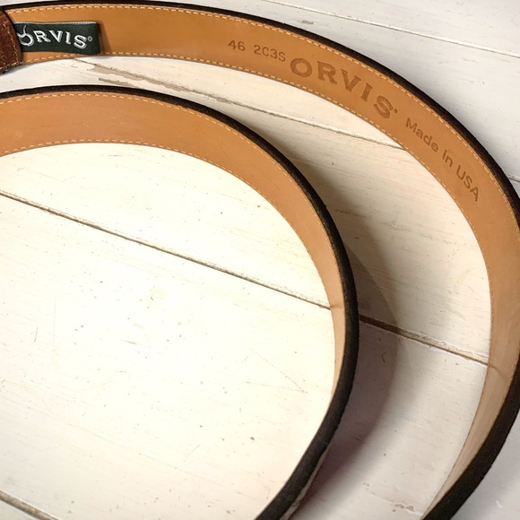 ORVIS BISON LEATHER SHOTSHELL BELT 2C3S - Picture 2 of 5